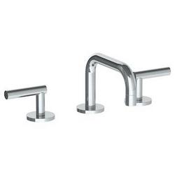 Two Handle Widespread Bathroom Sink Faucet in Polished Nickel