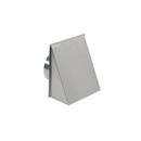 Broan Natural Aluminum 12-1/2 x 13 in. Wall Vent in Natural Aluminum Steel 