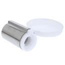 2-1/4 in. Die Cast Zinc Stop Tube in Brushed Nickel