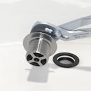 Chrome Plated One-Hole Friction Lift Tub Drain Trim Kit, Includes Two-Hole Conversion Bar 