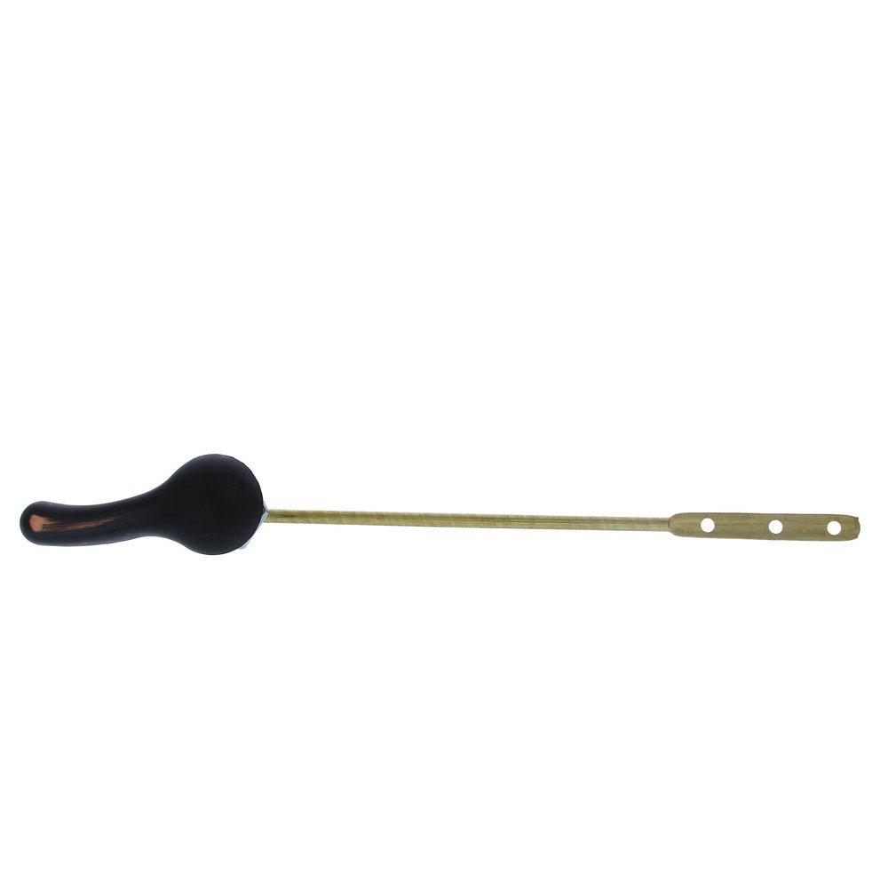 Oil Rubbed Bronze Tank Trip Lever with 8 in. Brass Arm, Metal Spud and Nut 