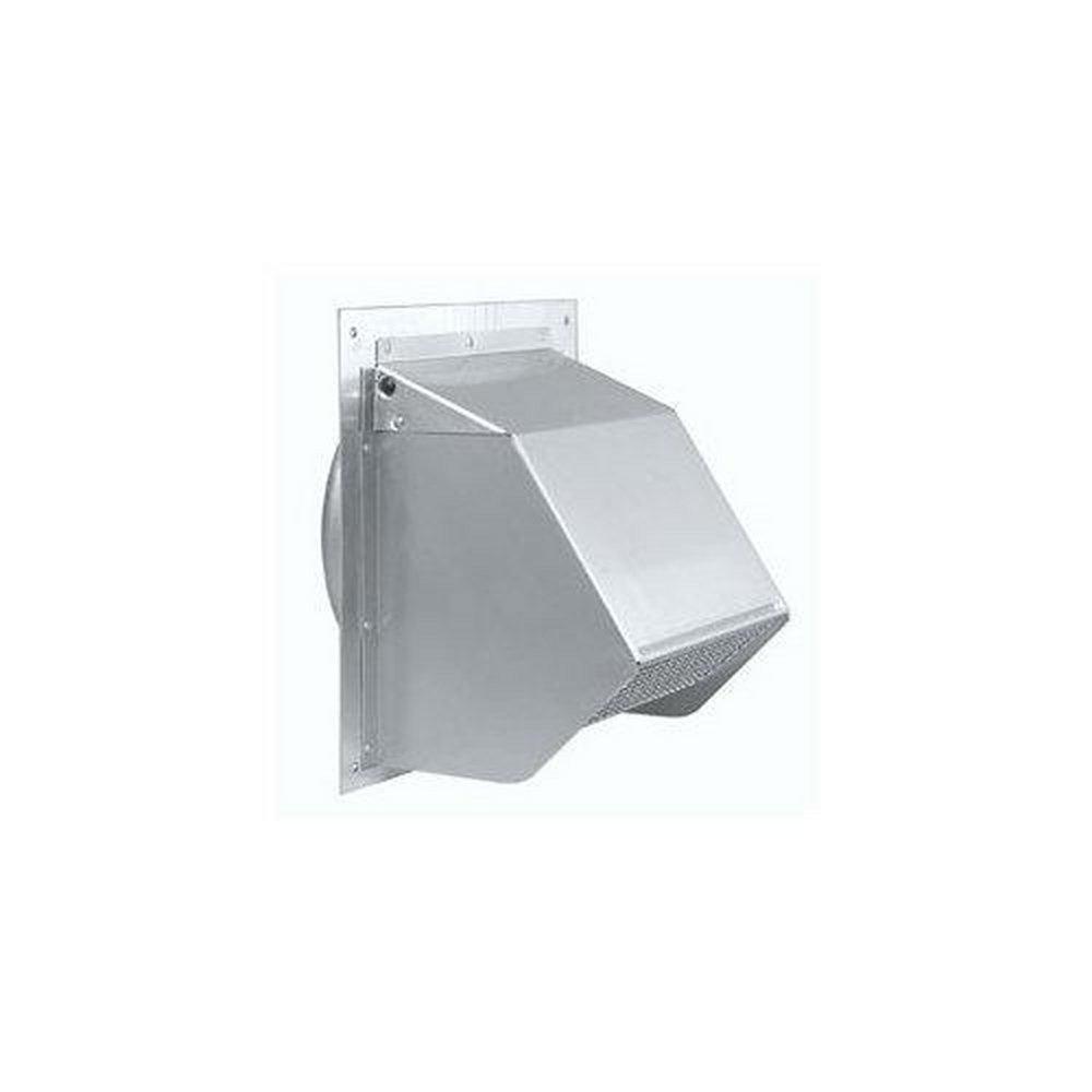 Broan Natural Aluminum 9 x 9 x 7 in. Aluminum Wall Vent 