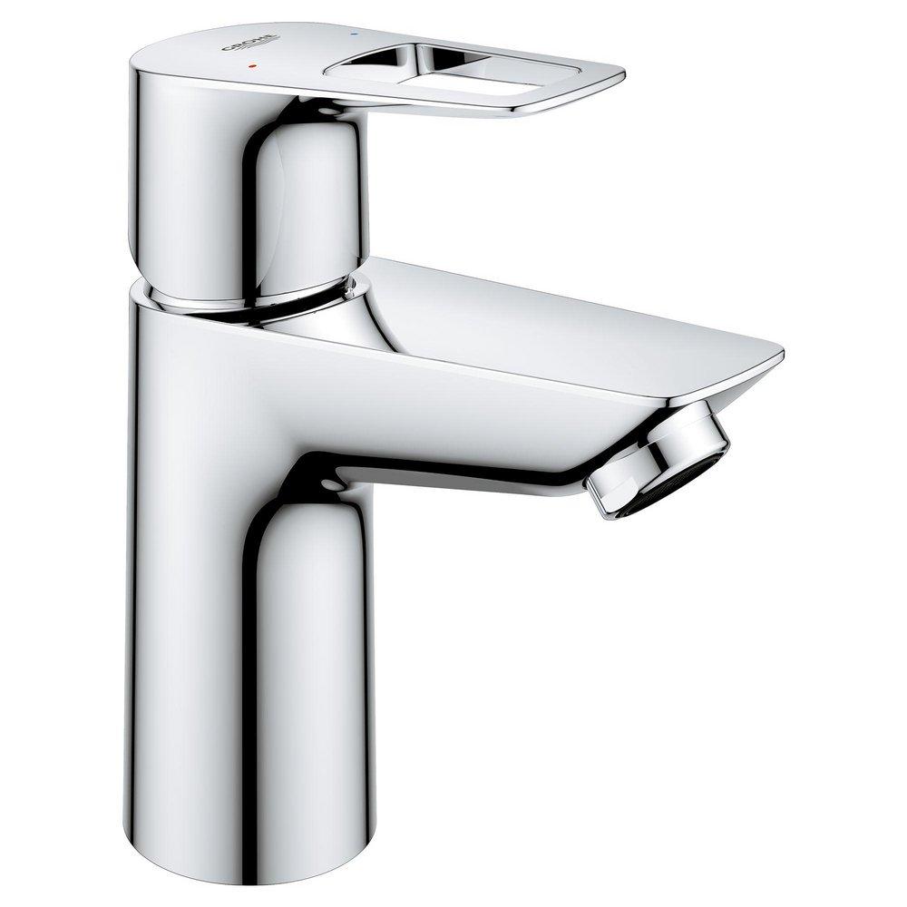 GROHE StarLight&reg; Chrome Single Handle Bathroom Sink Faucet 