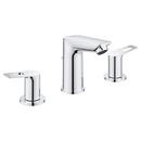GROHE StarLight&reg; Chrome Two Handle Widespread Bathroom Sink Faucet 