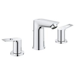 Two Handle Widespread Bathroom Sink Faucet in StarLight&reg; Chrome