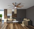 Minka Aire Coal 65 in. 8-Blade Outdoor Ceiling Fan 