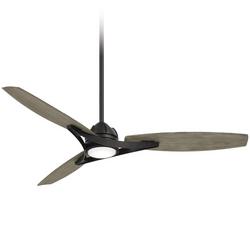65 in. 3-Blade Outdoor Ceiling Fan in Coal