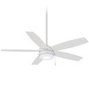 52 in. 5-Blade Indoor/Outdoor Ceiling Fan in Flat White