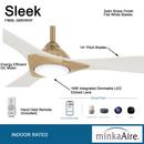 Minka Aire Soft Brass 60 in. 3-Blade Indoor Ceiling Fan 