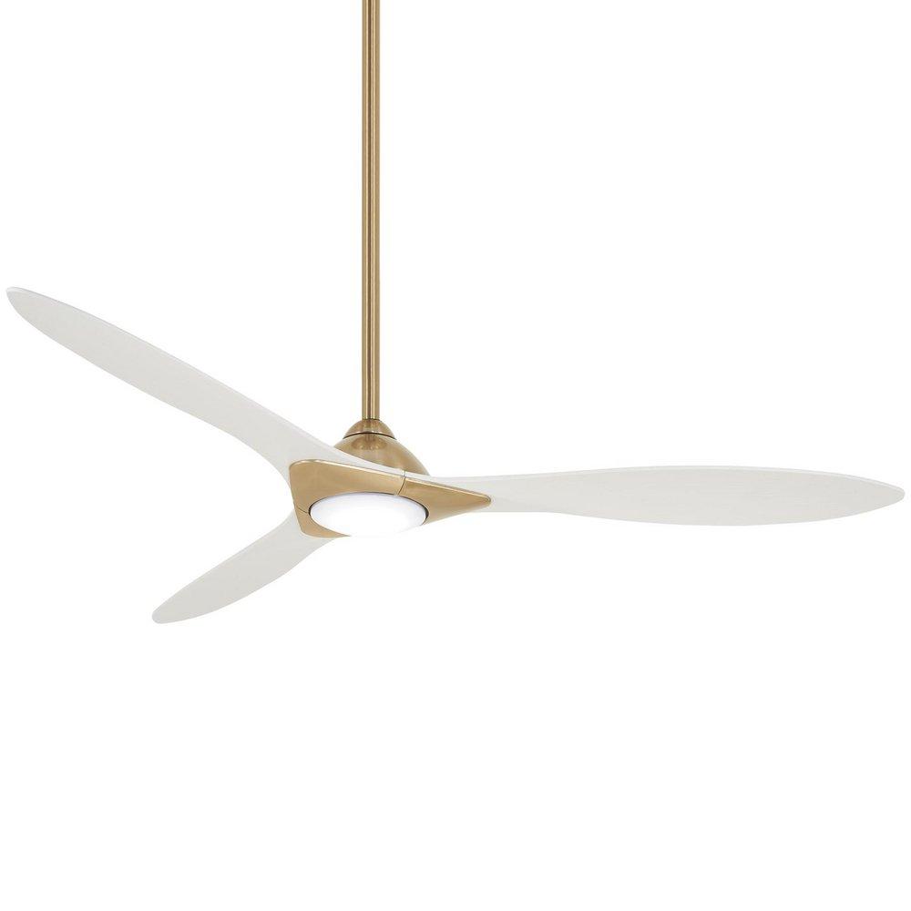 Minka Aire Soft Brass 60 in. 3-Blade Indoor Ceiling Fan 