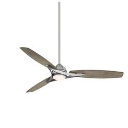 65 in. 3-Blade Outdoor Ceiling Fan in Burnished Nickel