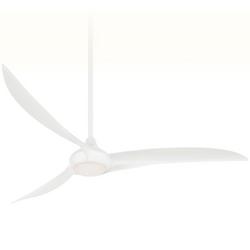65 in. 3-Blade Outdoor Ceiling Fan in White