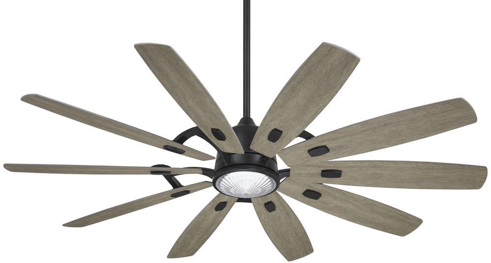Minka Aire Coal 65 in. 10-Blade Indoor/Outdoor Ceiling Fan 
