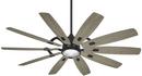 Minka Aire Coal 65 in. 10-Blade Indoor/Outdoor Ceiling Fan 