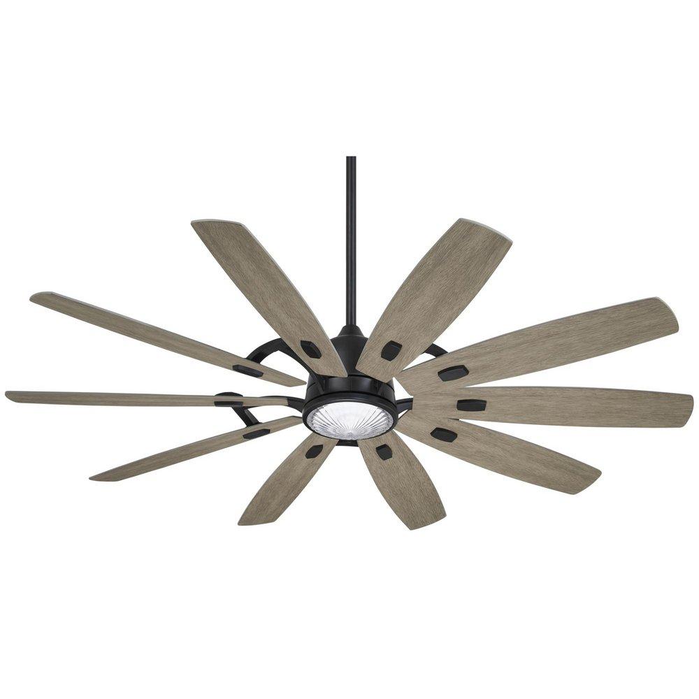 Minka Aire Coal 65 in. 10-Blade Indoor/Outdoor Ceiling Fan 