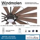 Minka Aire Oil Rubbed Bronze 65 in. 12-Blade Indoor Ceiling Fan 