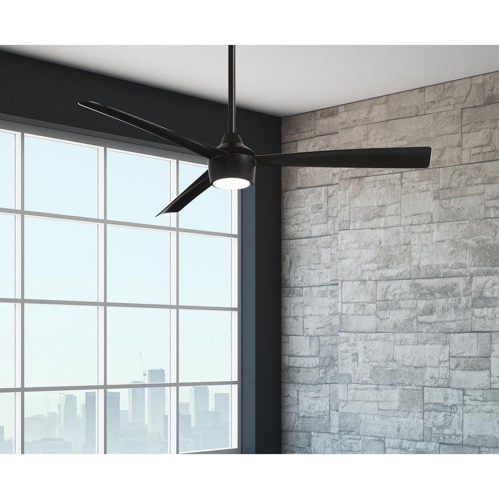 Minka Aire Coal 56 in. 3-Blade Outdoor Ceiling Fan 