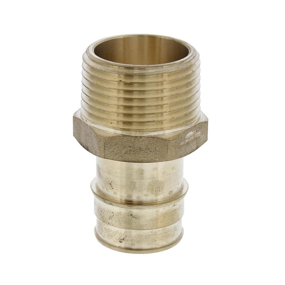 Jones Stephens Brass PEX Expansion x MPT Adapter 