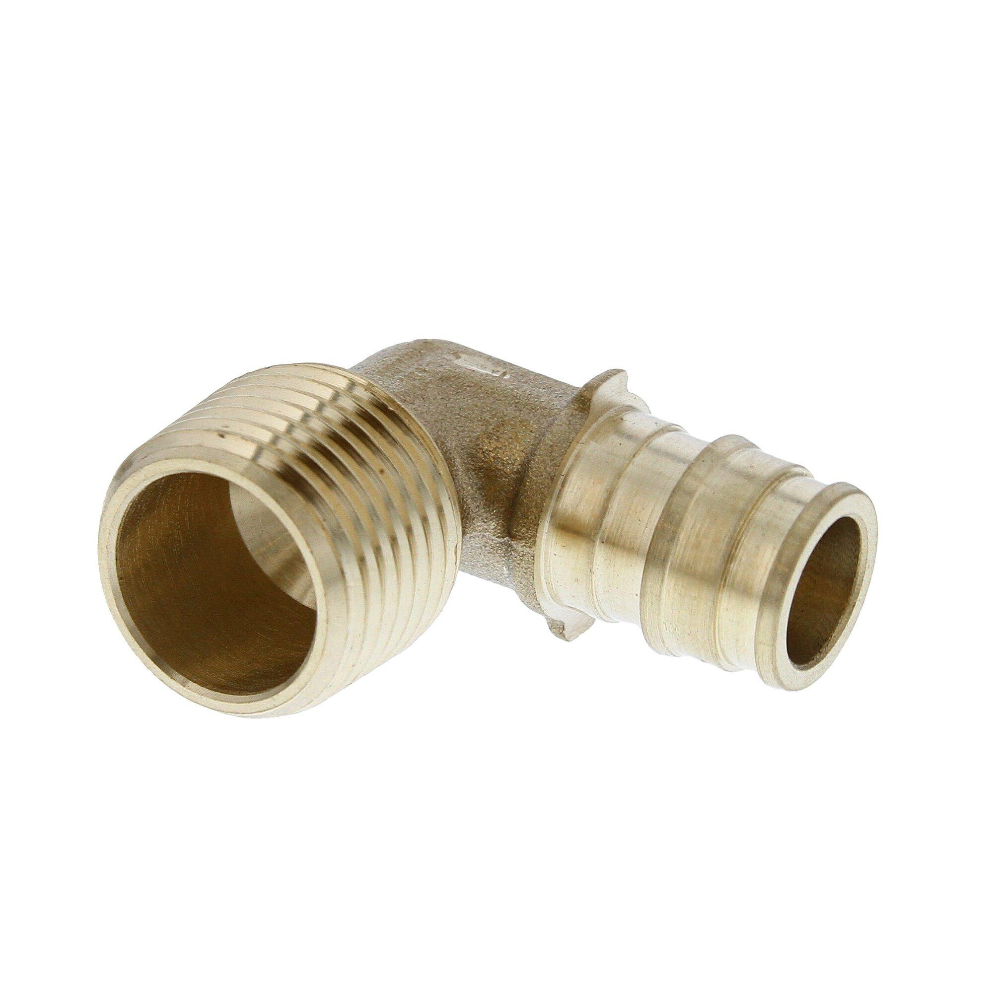 Jones Stephens Brass F1960 x MIPS 90 Degree Brass Straight, Elbow 