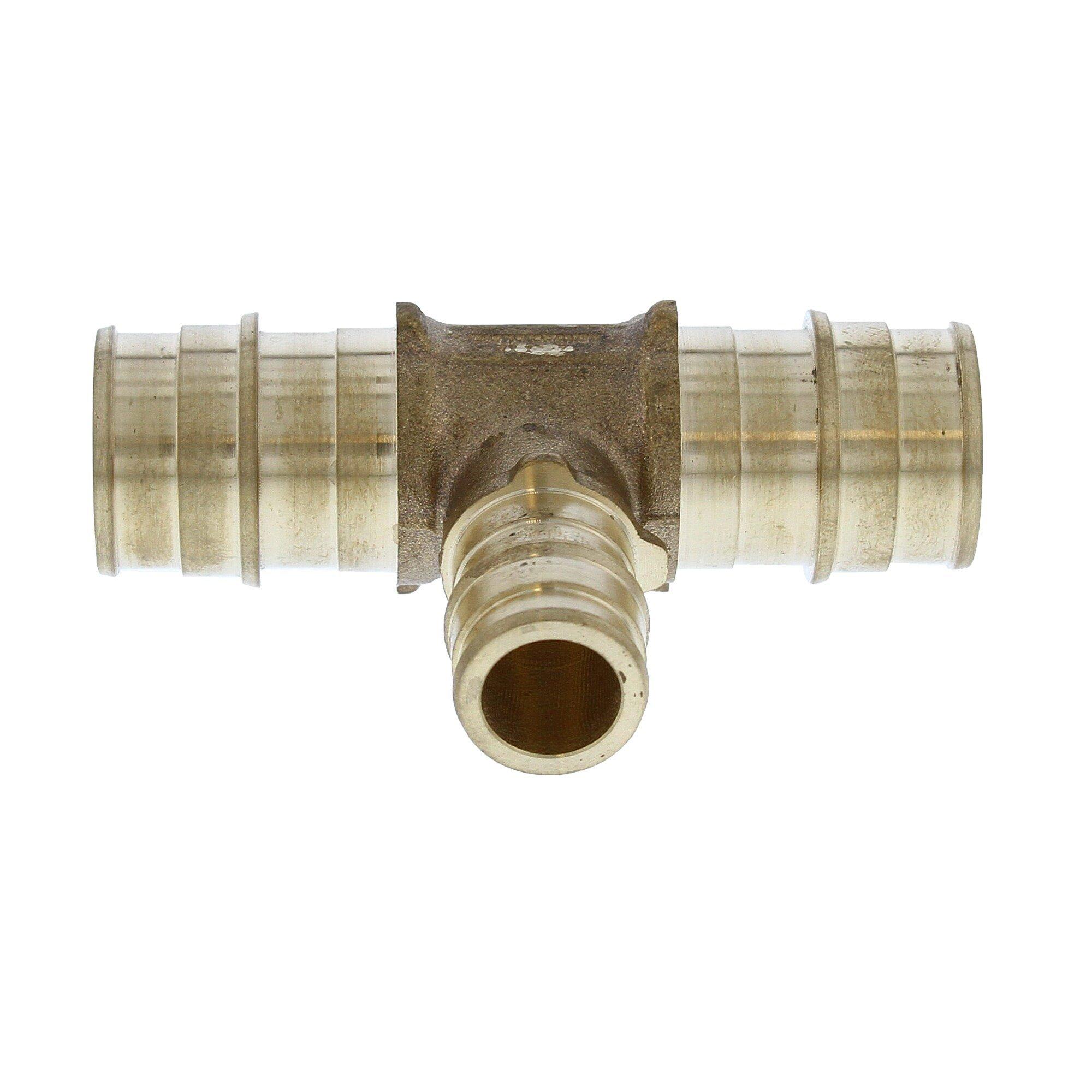 Jones Stephens Brass F1960 Brass Reducing, Tee 