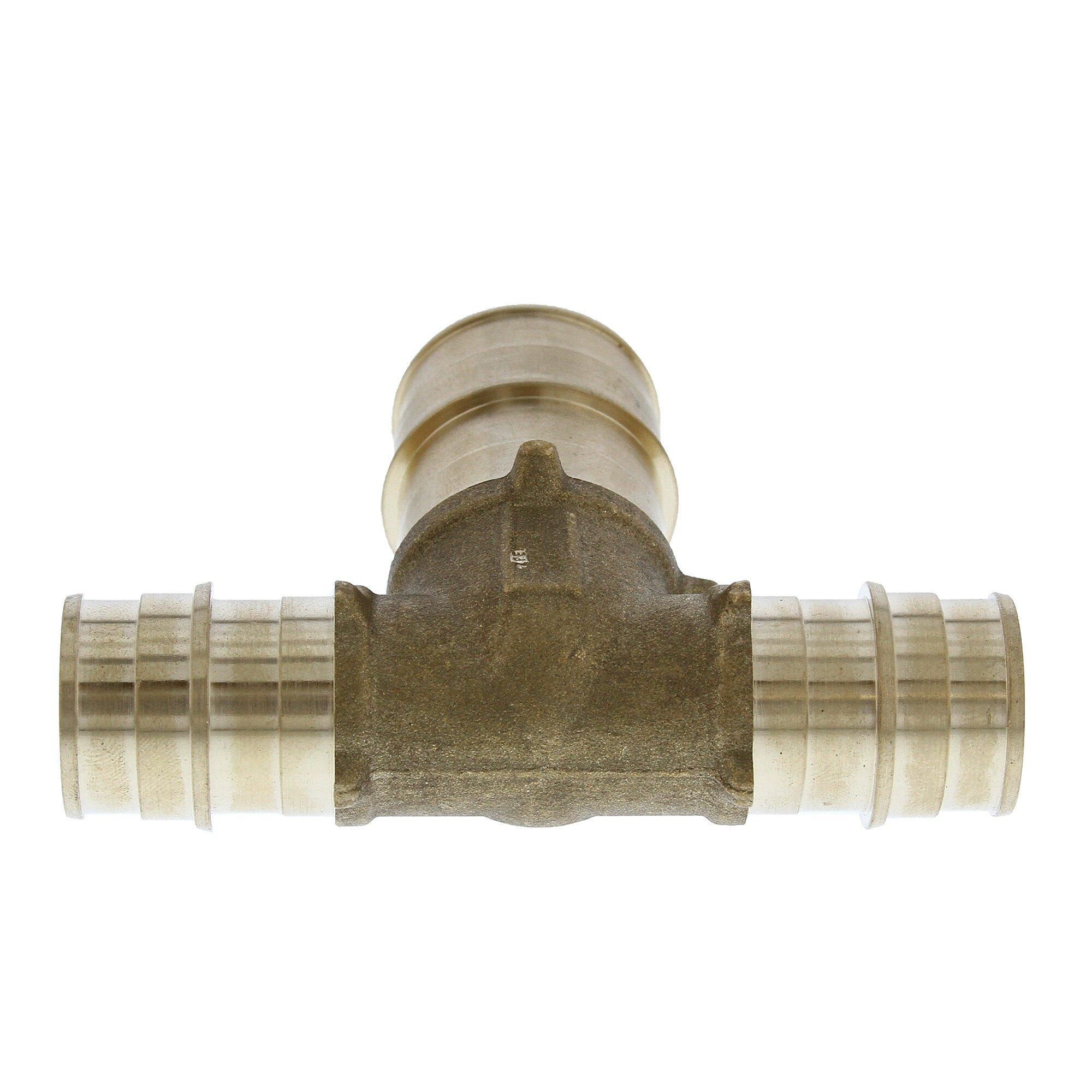 Jones Stephens Brass F1960 Brass Reducing, Tee 