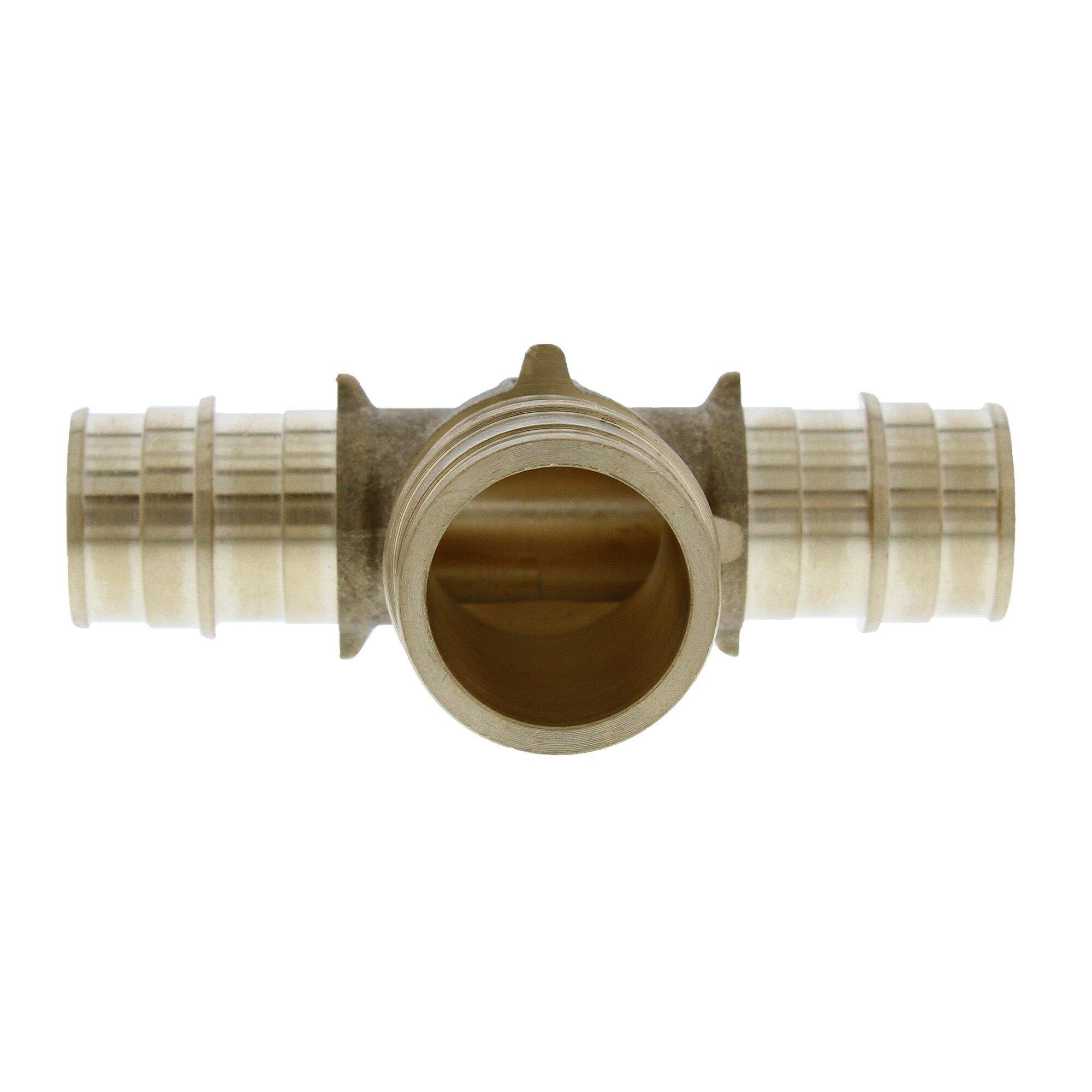 Jones Stephens Brass F1960 Brass Reducing, Tee 