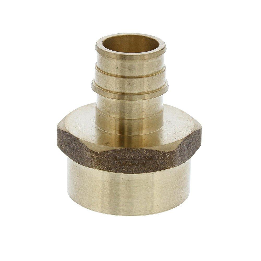 Jones Stephens Brass Brass PEX Expansion x FPT Adapter 