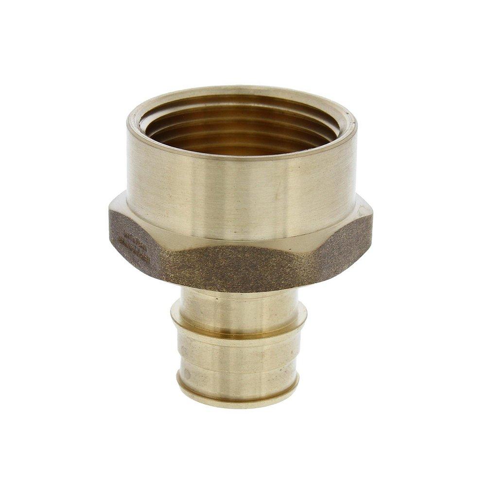 Jones Stephens Brass Brass PEX Expansion x FPT Adapter 