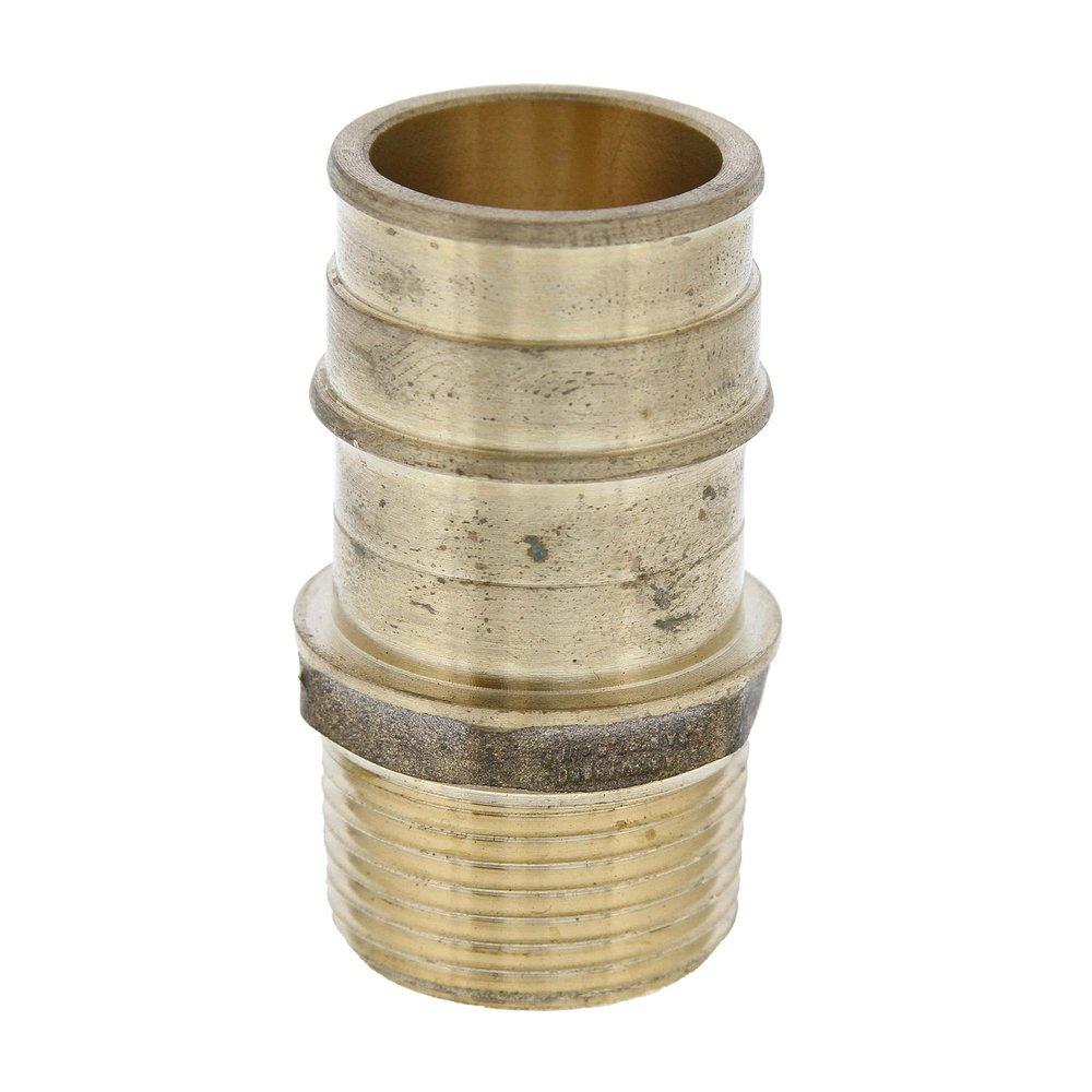 Jones Stephens Brass Brass PEX Expansion x MPT Adapter 