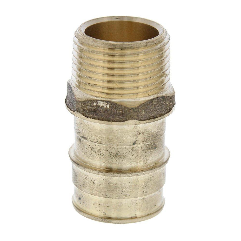 Jones Stephens Brass PEX Expansion x MPT Adapter 