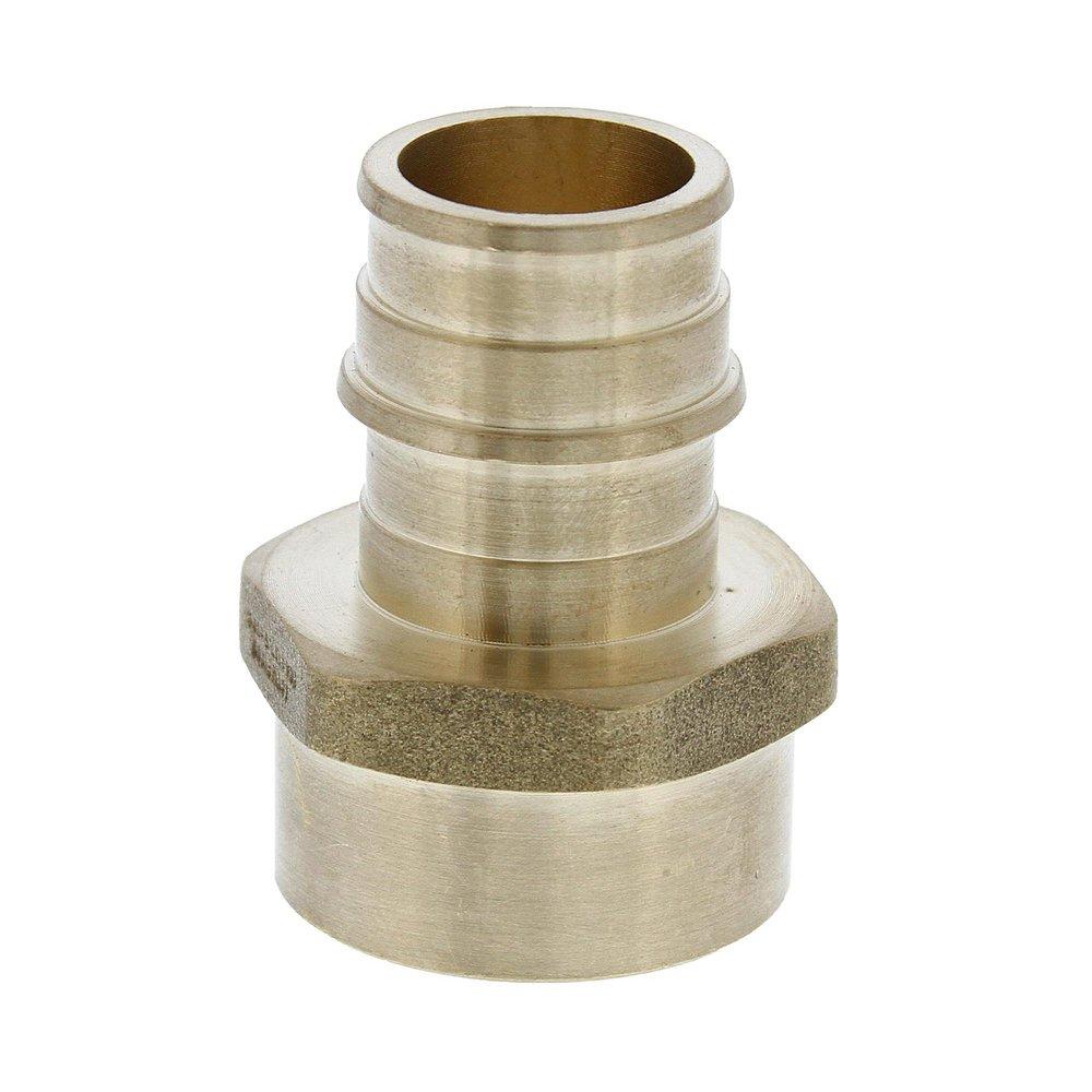 Jones Stephens Brass Brass PEX Expansion x FPT Adapter 