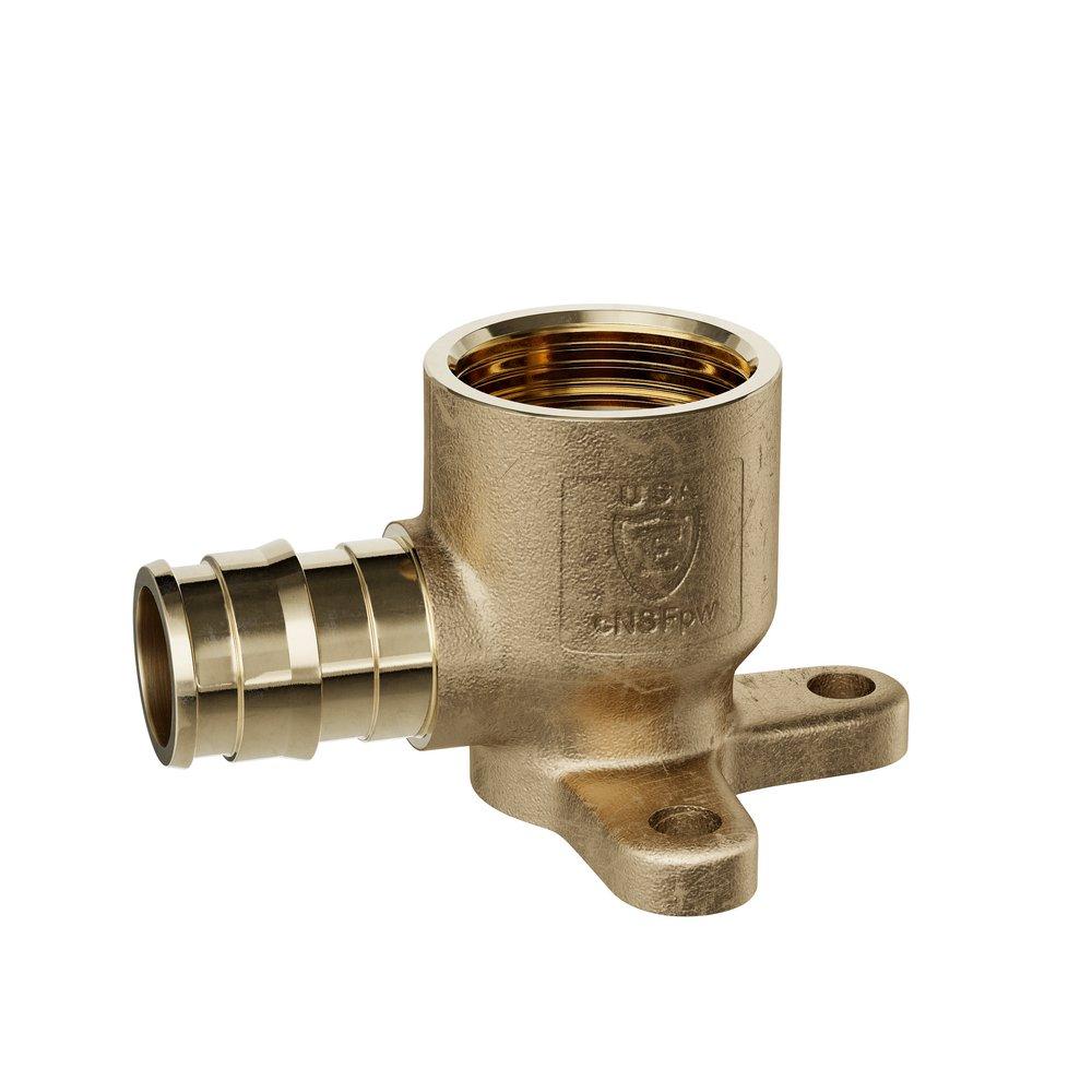 Jones Stephens Brass F1960 x FIPS 90 Degree Brass Straight, Drop Ear, Elbow 