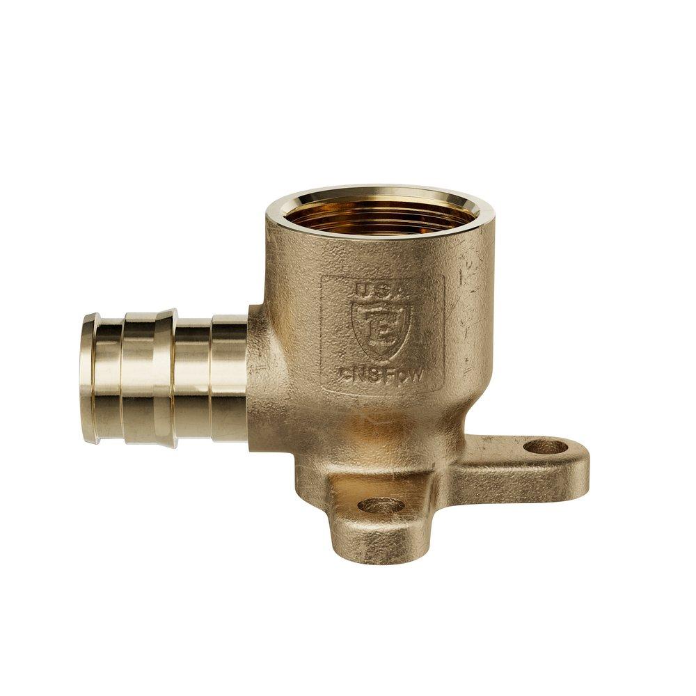 Jones Stephens Brass F1960 x FIPS 90 Degree Brass Straight, Drop Ear, Elbow 