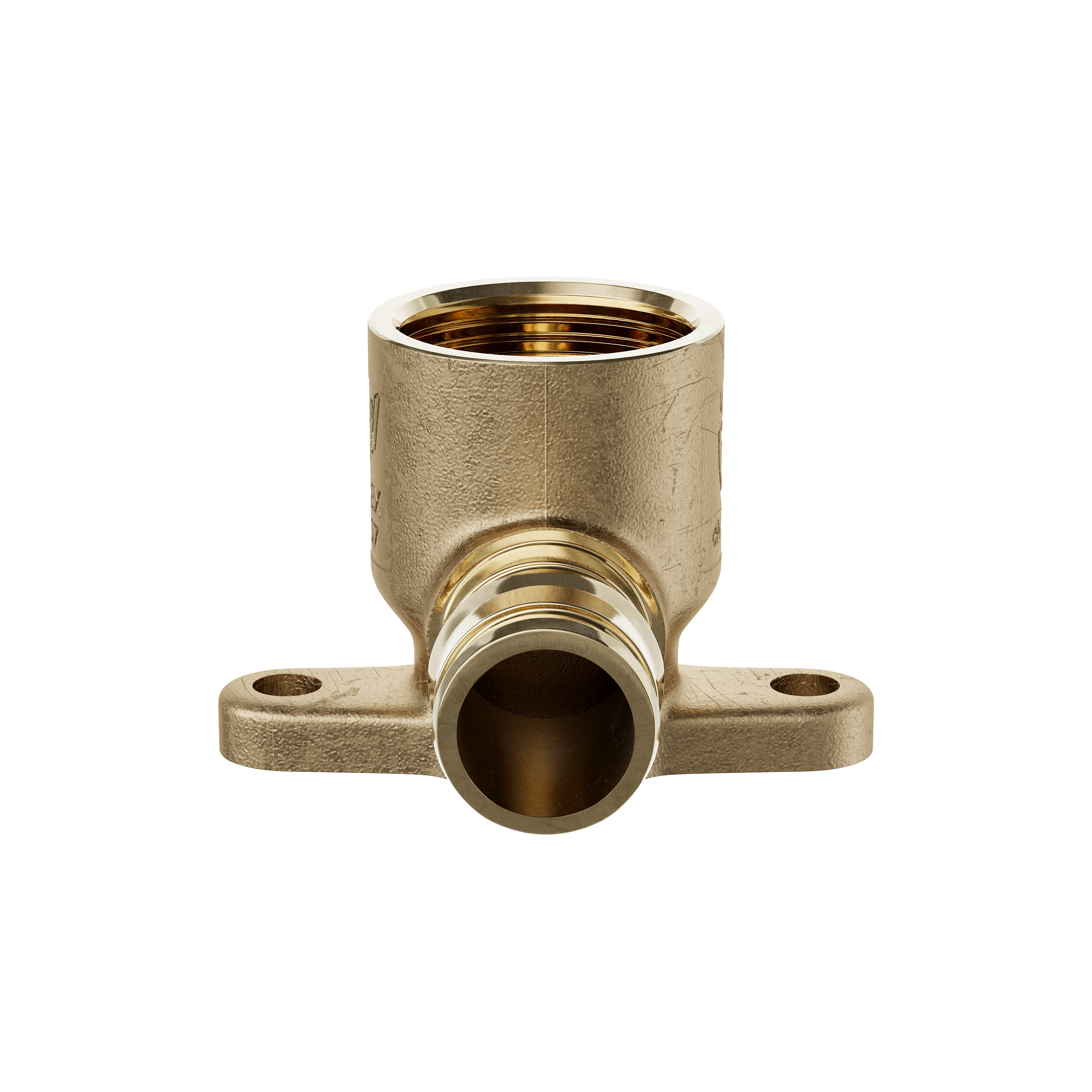 Jones Stephens Brass F1960 x FIPS 90 Degree Brass Straight, Drop Ear, Elbow 
