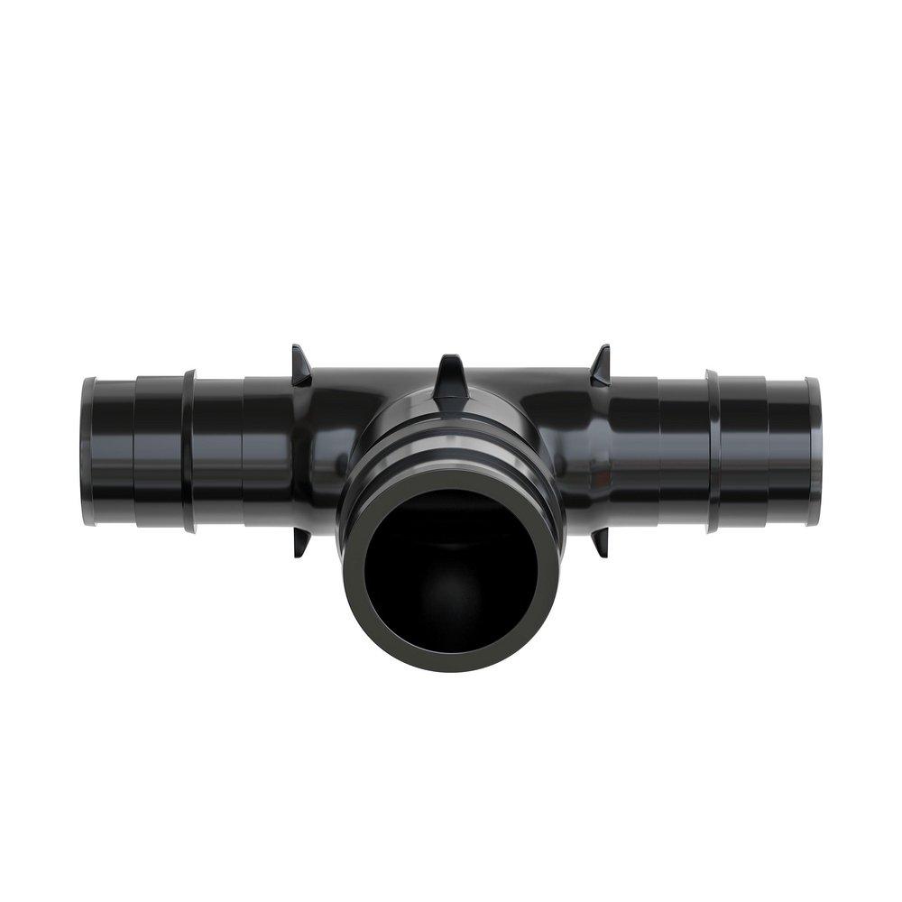 Jones Stephens Black F1960 Reducing Acudel&trade; 22000, Polyphenylsulfone, PEX and Polymer Tee 