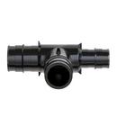 Jones Stephens Black F1960 Reducing Acudel&trade; 22000, Polyphenylsulfone, PEX and Polymer Tee 