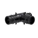 Jones Stephens Black Plastic PEX Expansion Tee 