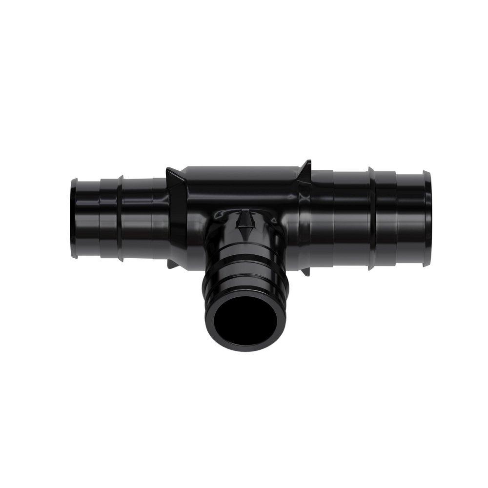 Jones Stephens Black Plastic PEX Expansion Tee 