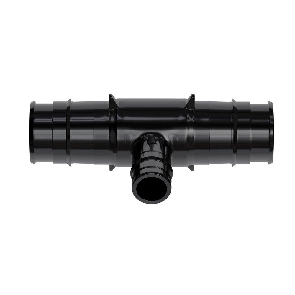 Jones Stephens Black F1960 Reducing Acudel™ 22000, Polyphenylsulfone, PEX and Polymer Tee 