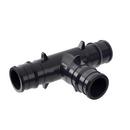 Jones Stephens Black F1960 Acudel&trade; 22000, Polyphenylsulfone, PEX and Polymer Tee 