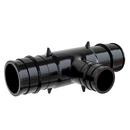 Jones Stephens Black F1960 Reducing Acudel&trade; 22000, Polyphenylsulfone, PEX and Polymer Tee 