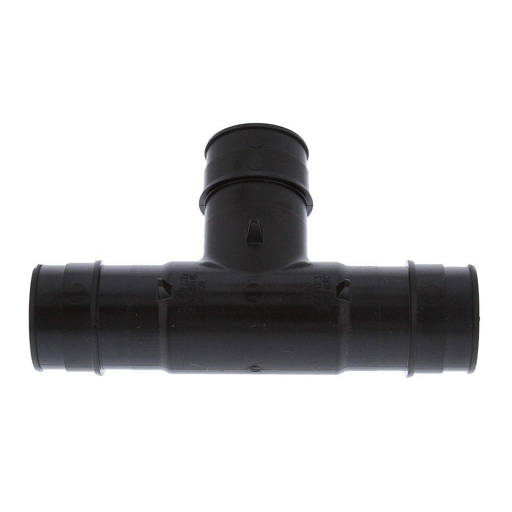 Jones Stephens Black F1960 Reducing Acudel&trade; 22000, Polyphenylsulfone, PEX and Polymer Tee 