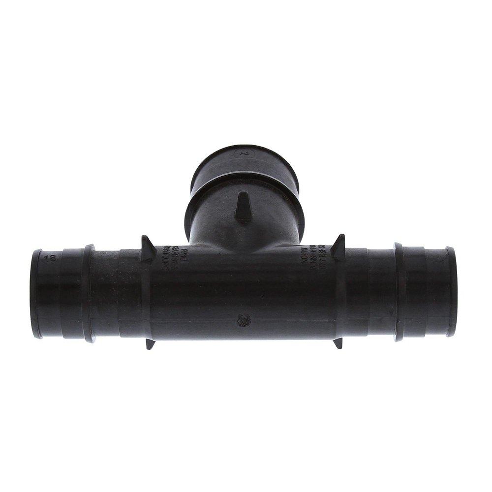 Jones Stephens Black F1960 Reducing Acudel&trade; 22000, Polyphenylsulfone, PEX and Polymer Tee 