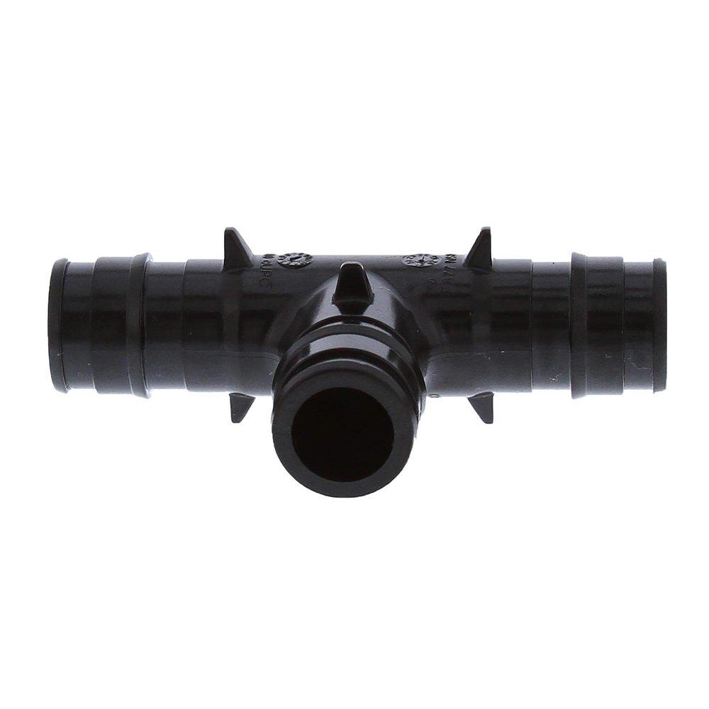 Jones Stephens Black Plastic PEX Expansion Tee 