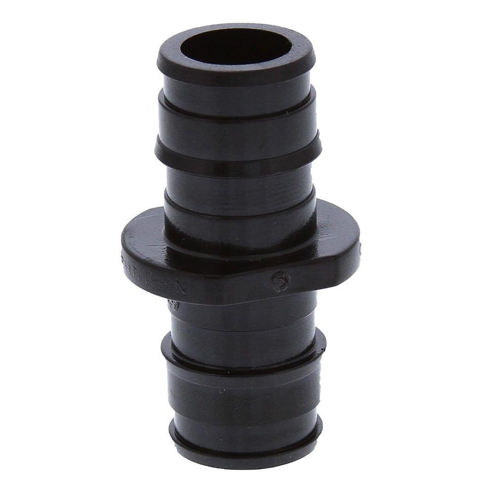 Jones Stephens Black F1960 Plastic Straight, Coupling 