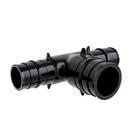 Jones Stephens Black F1960 Reducing Acudel&trade; 22000, Polyphenylsulfone, PEX and Polymer Tee 