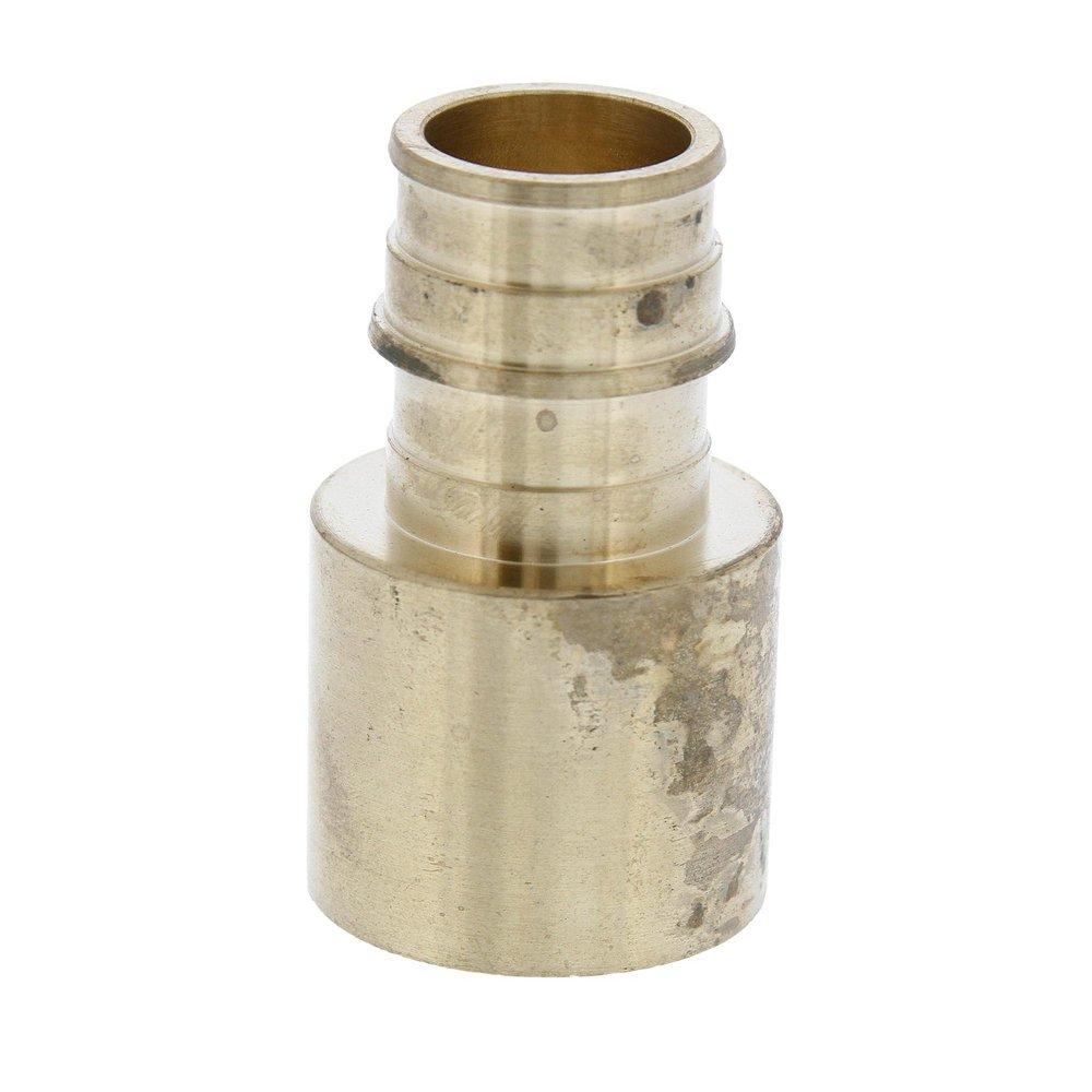 Jones Stephens Brass PEX Expansion x Male Sweat Adapter 