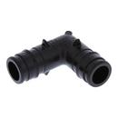 Jones Stephens Black F1960 90 Degree Plastic Straight, Elbow 