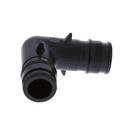 Jones Stephens Black F1960 90 Degree Plastic Straight, Elbow 