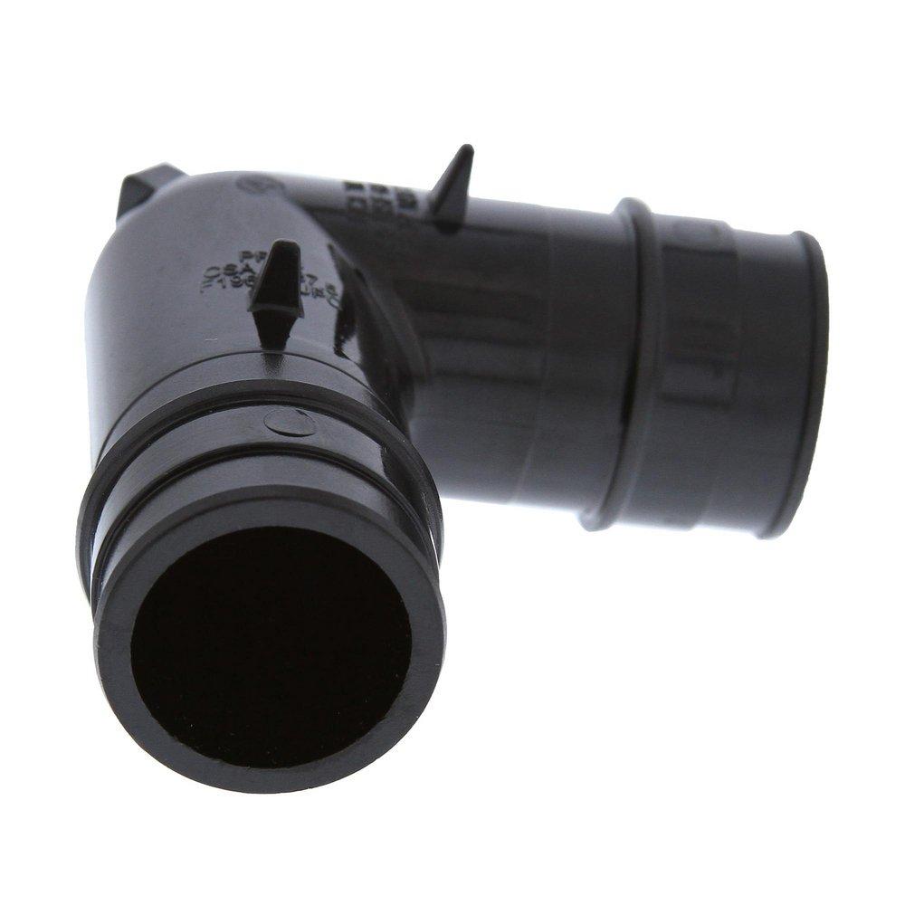 Jones Stephens Black Plastic PEX Expansion 90&deg; Elbow 